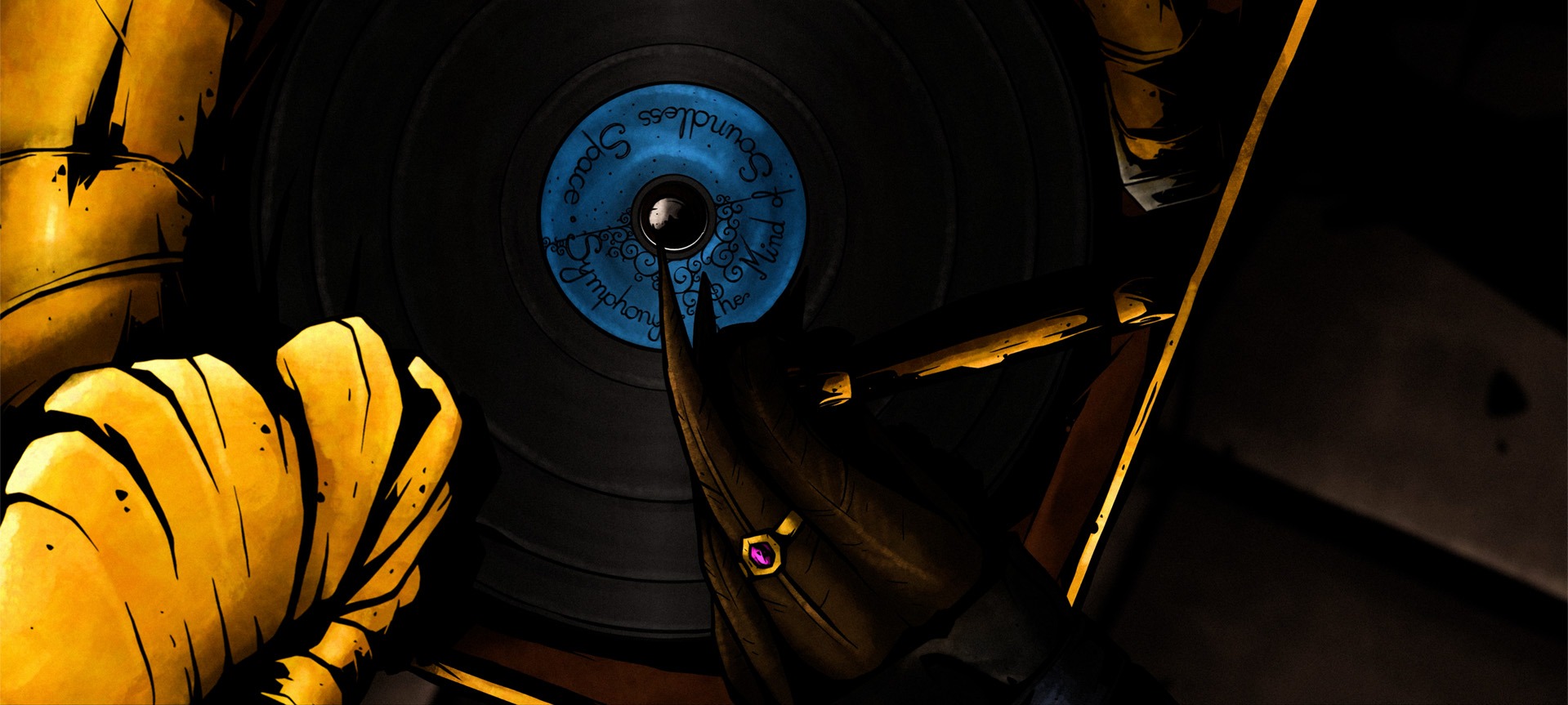 Płyta winylowa na statku Kriukova